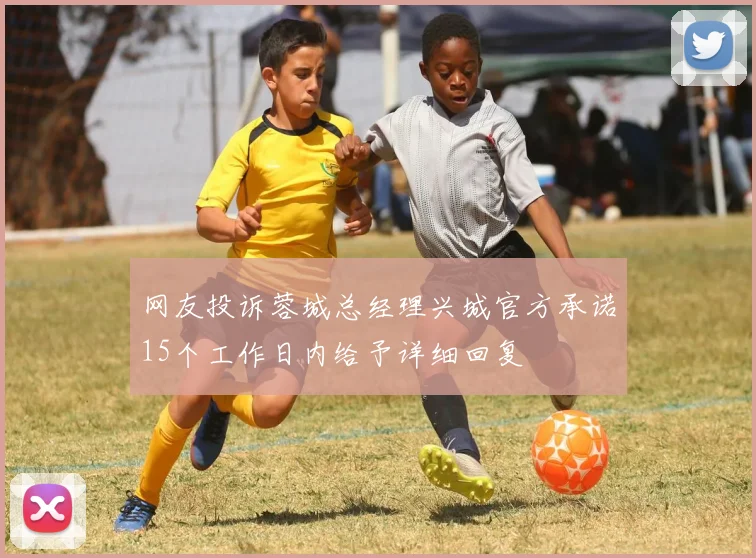 网友投诉蓉城总经理兴城官方承诺15个工作日内给予详细回复
